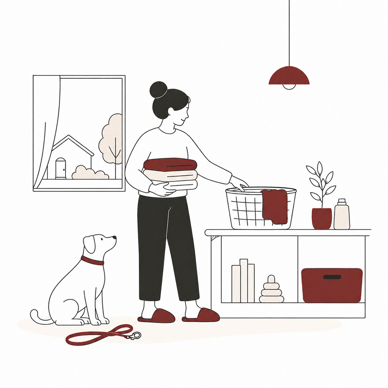 Minimal illustration for family responsibilities