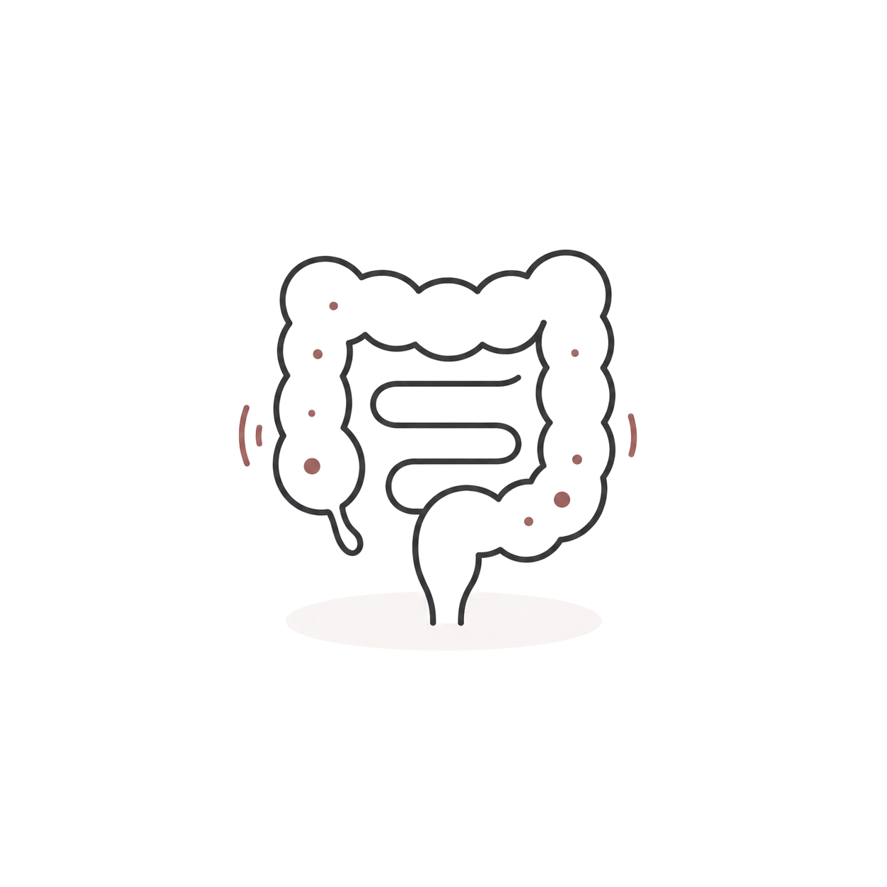 Gut imbalance icon